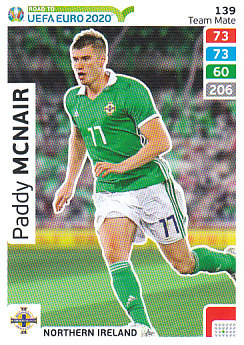 Paddy McNair Northern Ireland Panini Road to EURO 2020 #139