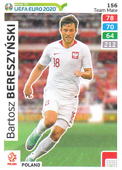 Bartosz Bereszynski Poland Panini Road to EURO 2020 #156