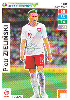 Piotr Zielinski Poland Panini Road to EURO 2020 #160
