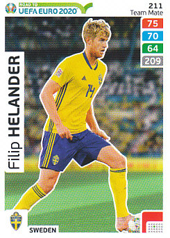 Filip Helander Sweden Panini Road to EURO 2020 #211
