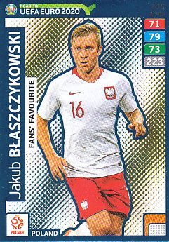Jakub Blaszczykowski Poland Panini Road to EURO 2020 Fans' Favourite #266