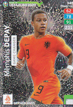 Memphis Depay Netherlands Panini Road to EURO 2020 Game Changer #345