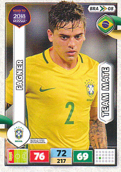 Fagner Brazil Panini Road to 2018 World Cup #BRA08