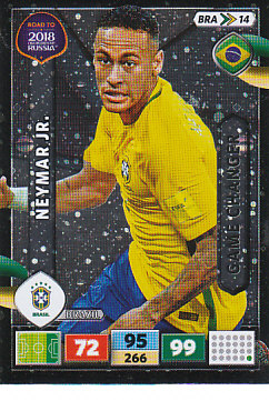 Neymar Jr Brazil Panini Road to 2018 World Cup Game Changer #BRA14