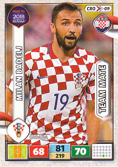 Milan Badelj Croatia Panini Road to 2018 World Cup #CRO09