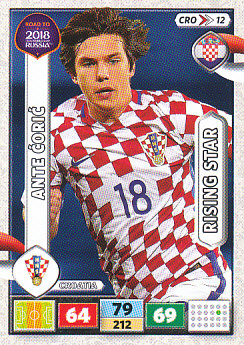 Ante Coric Croatia Panini Road to 2018 World Cup Rising Star #CRO12