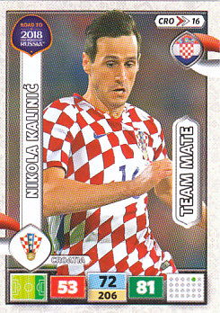 Nikola Kalinic Croatia Panini Road to 2018 World Cup #CRO16