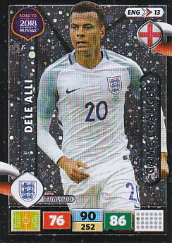 Dele Alli England Panini Road to 2018 World Cup Game Changer #ENG13