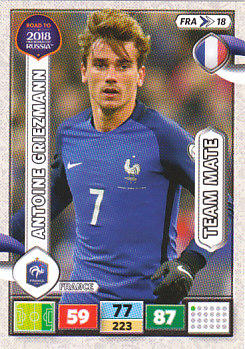 Antoine Griezmann France Panini Road to 2018 World Cup #FRA18