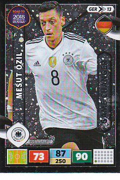 Mesut Ozil Germany Panini Road to 2018 World Cup Game Changer #GER13