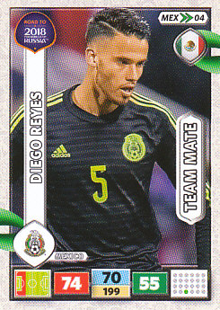 Diego Reyes Mexico Panini Road to 2018 World Cup #MEX04