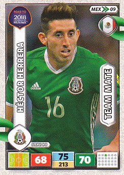 Hector Herrera Mexico Panini Road to 2018 World Cup #MEX09