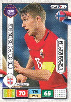 Per Ciljan Skjelbred Norway Panini Road to 2018 World Cup #NOR10