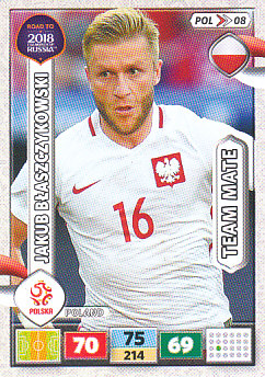 Jakub Blaszczykowski Poland Panini Road to 2018 World Cup #POL08