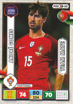 Andre Gomes Portugal Panini Road to 2018 World Cup #POR08