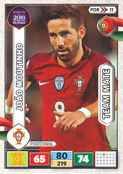 Joao Moutinho Portugal Panini Road to 2018 World Cup #POR11