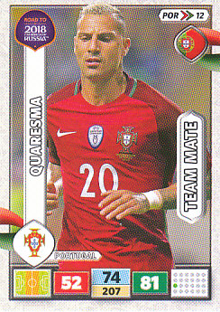 Quaresma Portugal Panini Road to 2018 World Cup #POR12