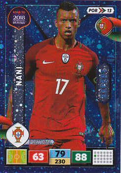 Nani Portugal Panini Road to 2018 World Cup Expert #POR13