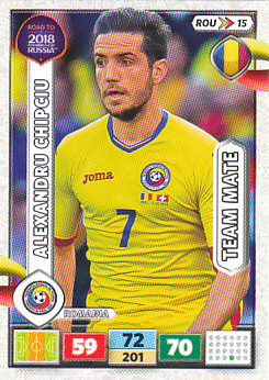 Alexandru Chipciu Romania Panini Road to 2018 World Cup #ROU15