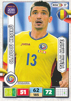 Claudiu Keseru Romania Panini Road to 2018 World Cup #ROU17