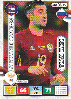 Aleksandr Samedov Russia Panini Road to 2018 World Cup #RUS08