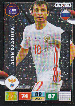 Alan Dzagoev Russia Panini Road to 2018 World Cup Game Changer #RUS13