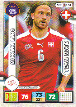 Michael Lang Switzerland Panini Road to 2018 World Cup #SUI04