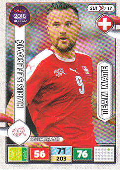 Haris Seferovic Switzerland Panini Road to 2018 World Cup #SUI17