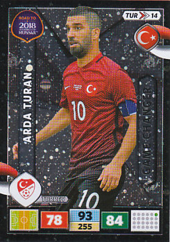 Arda Turan Turkey Panini Road to 2018 World Cup Game Changer #TUR14