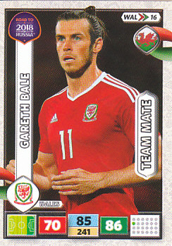 Gareth Bale Wales Panini Road to 2018 World Cup #WAL16