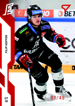 Filip Koffer Karlovy Vary Tipsport ELH 2022/23 SportZoo 2. serie Red /49 #347