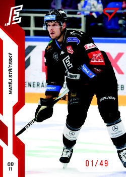 Matej Stritesky Karlovy Vary Tipsport ELH 2022/23 SportZoo 2. serie Red /49 #342