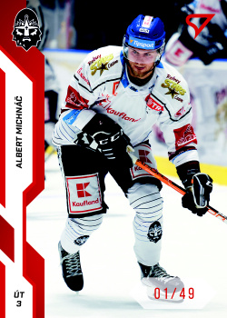 Albert Michnac Kladno Tipsport ELH 2022/23 SportZoo 2. serie Red /49 #359