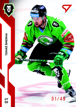 Tomas Smerha Mlada Boleslav Tipsport ELH 2022/23 SportZoo 2. serie Red /49 #283