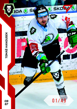Tomas Hanousek Mlada Boleslav Tipsport ELH 2022/23 SportZoo 2. serie Red /49 #278