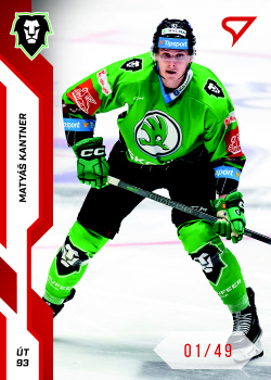 Matyas Kantner Mlada Boleslav Tipsport ELH 2022/23 SportZoo 2. serie Red /49 #280
