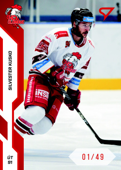 Silvester Kusko Olomouc Tipsport ELH 2022/23 SportZoo 2. serie Red /49 #327