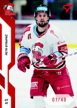 Petr Strapac Olomouc Tipsport ELH 2022/23 SportZoo 2. serie Red /49 #330