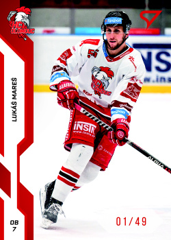 Lukas Mares Olomouc Tipsport ELH 2022/23 SportZoo 2. serie Red /49 #322