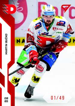 Martin Bucko Pardubice Tipsport ELH 2022/23 SportZoo 2. serie Red /49 #294