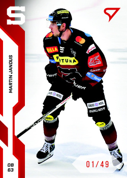 Martin Jandus Sparta Tipsport ELH 2022/23 SportZoo 2. serie Red /49 #260
