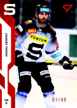 Michal Kempny Sparta Tipsport ELH 2022/23 SportZoo 2. serie Red /49 #261