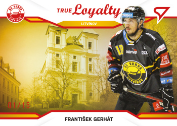 Frantisek Gerhat Litvinov Tipsport ELH 2021/22 SportZoo 2. serie True Loyalty /15 #TL-28