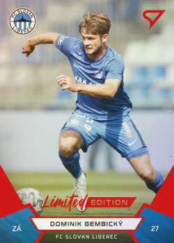 Dominik Gembicky Slovan Liberec SportZoo FORTUNA:LIGA 2021/22 2. serie Red /49 #255