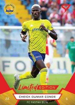 Cheick Oumar Conde Zlin SportZoo FORTUNA:LIGA 2021/22 1. serie Red /49 #56
