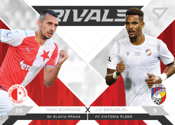 Schranz Beauguel Slavia Praha/Viktoria Plzen SportZoo FORTUNA:LIGA 2021/22 1. serie Rivals #R-SS