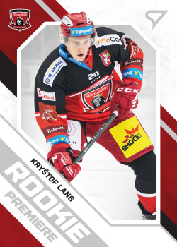 Krystof Lang Hradec Kralove Tipsport ELH 2021/22 SportZoo 2. serie Rookie Premiere #RP-17