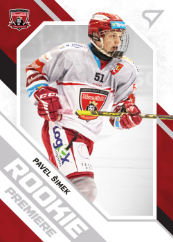 Pavel Simek Hradec Kralove Tipsport ELH 2021/22 SportZoo 2. serie Rookie Premiere #RP-18