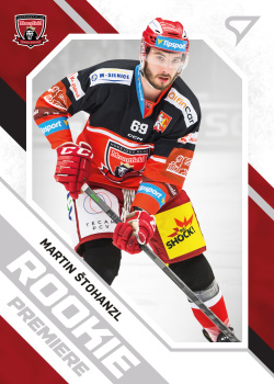 Martin Stohanzl Hradec Kralove Tipsport ELH 2021/22 SportZoo 2. serie Rookie Premiere #RP-19