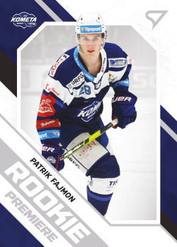 Patrik Fajmon Kometa Brno Tipsport ELH 2021/22 SportZoo 2. serie Rookie Premiere #RP-22